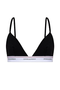 Dsquared2 Logo Elastic Triangle Bra