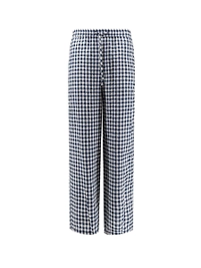 Dunst Check Wide-Leg Pants