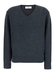 Dunst Cashmere V-Neck Knitted Sweater