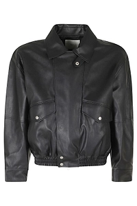 Dunst Cropped Faux Leather Jacket