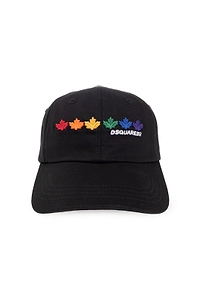 Dsquared2 Logo Embroidered Curved Peak Baseball Cap