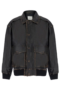 Dunst Detachable A-2 Leather Jacket