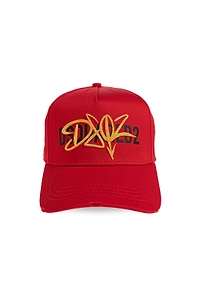 Dsquared2 Logo Embroidered Distressed Baseball Cap