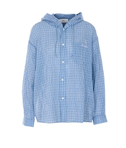 Dunst Hooded Check Shirt