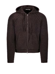 Dunst Hooded Zip-Up Cardigan