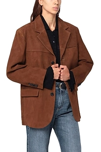 Dunst Leather Single-Breasted Jacket