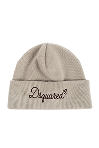 Dsquared2 Logo Embroidered Knitted Beanie