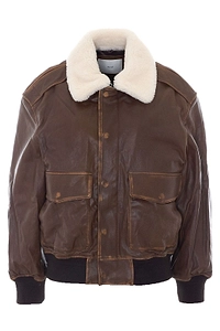 Dunst Oversized Shearling Collar Jacket