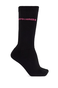 Dsquared2 Logo-Embroidered Socks