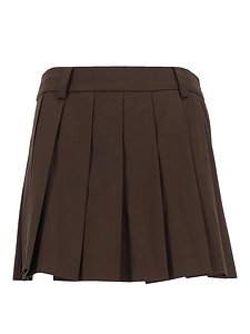 Pleated Mini Skirt