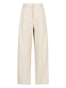 Pleated Wide-Leg Pants