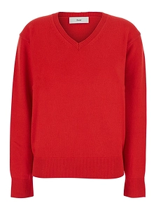 Dunst Ribbed V-Neck Knitted Sweater