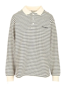 Dunst Striped Collared Top