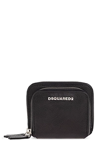 Dsquared2 Logo-Lettering Zipped Wallet