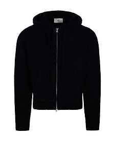 Dunst Zip-Up Hooded Cardigan