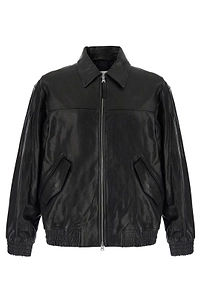 Dunst Zip-Up Leather Jacket