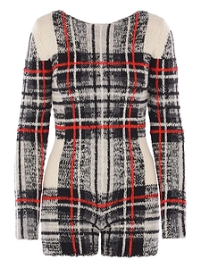 Duran Lantink Check Knit Jumpsuit
