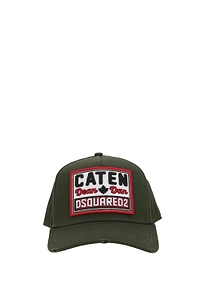 Dsquared2 Logo-Patch Distressed Baseball Cap