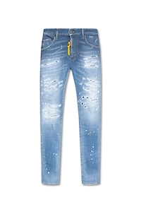 Dsquared2 Distressed Slim-Cut Jeans
