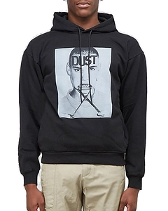Dust Photographic Printed Drawstring Hoodie