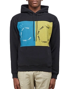 Fire Vintage Drawstring Hoodie