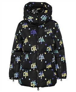 Duvetica Monogram Short Puffer Coat