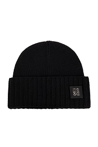 Dsquared2 Logo Patch Ribbed Hat