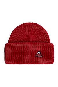 Dsquared2 Logo Patch Ribbed Beanie Hat
