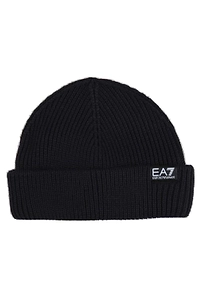 Ea7 Emporio Armani Kids Logo Patch Beanie