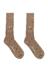 Dsquared2 Ribbed Button-Detailed Socks