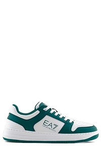 Ea7 Emporio Armani Logo Embossed Panelled Sneakers
