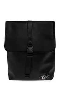 Ea7 Emporio Armani Logo Patch Backpack