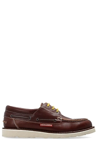 Dsquared2 Round Toe Lace-Up Boat Shoes