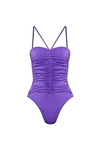 Dsquared2 Ruched One Piece Swimsuit