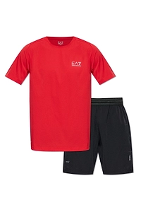 Ea7 Emporio Armani Logo-Printed Two-Piece Tracksuit