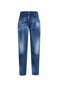 Dsquared2 Skater Straight-Leg Distressed Jeans