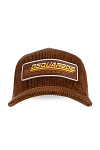 Ski Club Corduroy Baseball Cap