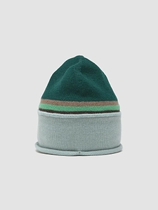 Edward Cuming Stacked Stoner Striped Beanie Hat
