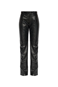 Dsquared2 Straight-Leg Leather Trousers