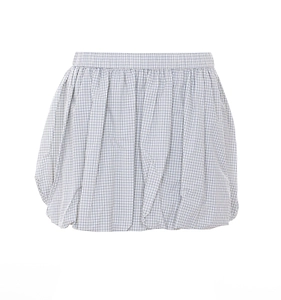 Eleh Checked Ruffled Mini Skirt