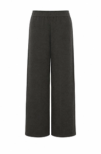 Elasticated Waist Wide-Leg Pants