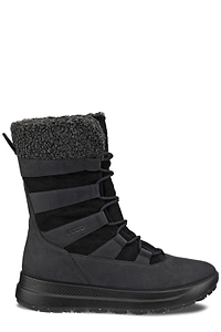 Ecco Solice Faux Shearling Lace-Up Boots