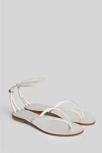 Eddicuomo Embellished Open Toe Sandals