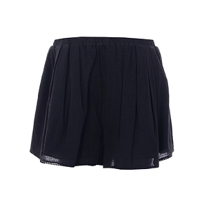 Eleh Pleated Embroidered Shorts