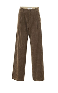 Pleated Loose-Fit Pants