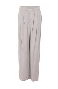 Pleated Wide-Leg Pants