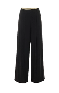 Pleated Wide-Leg Pants