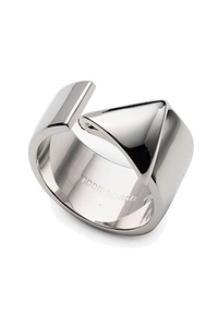 Eddie Borgo Logo Engraved Folded Ring