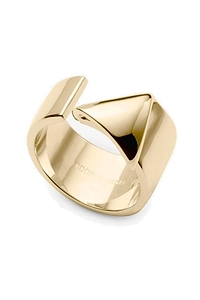 Logo Engraved Folded Ring