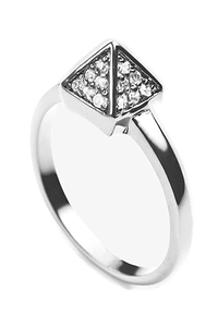 Eddie Borgo Pavé Pyramid Ring